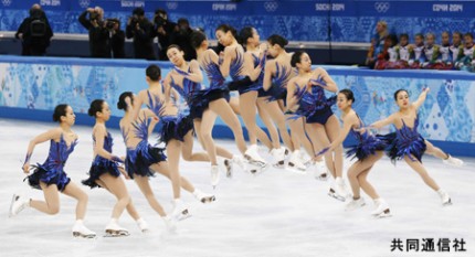 フィギュア女子フリー 浅田真央の連続写真 株式会社共同通信社