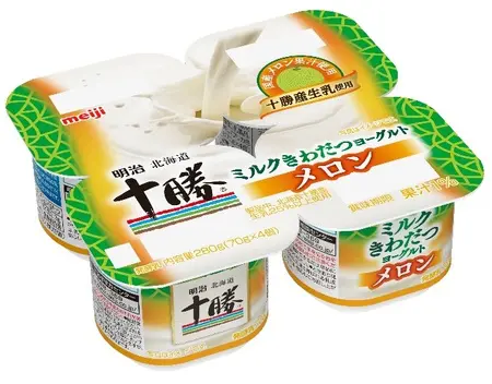 明治北海道十勝ミルクきわだつヨーグルト メロン」 2025年3月31日 新