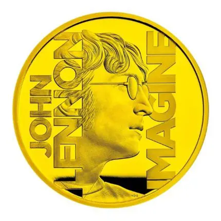 お気にいる ジョン・レノンの記念硬貨「200ポンド金貨」231万円 「伝説の コレクション