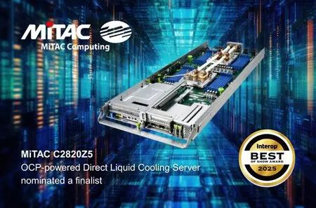 コンピュータ・IT Performance Solutions MiTAC ComputingのOCP対応ダイレクト液冷サーバーがInterop Tokyo 2025