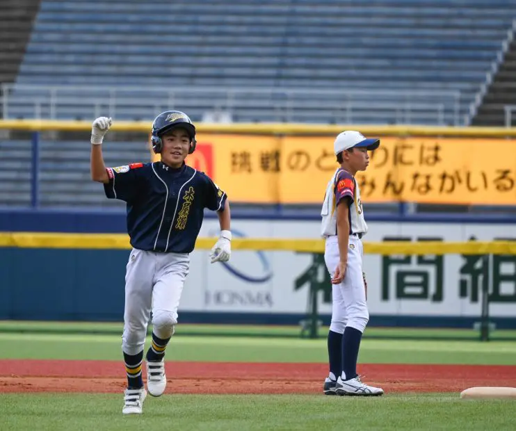 全日本学童軟式野球の1回戦（2） 木屋瀬バンブーズ（福岡） 永嶋、3