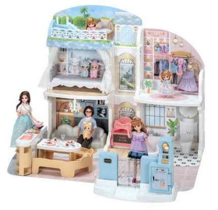 レア物！こどもの夢！大型トイハウス 楽天市場】【取寄】子供 おもちゃ 女の子 ドールハウス 豪華な家