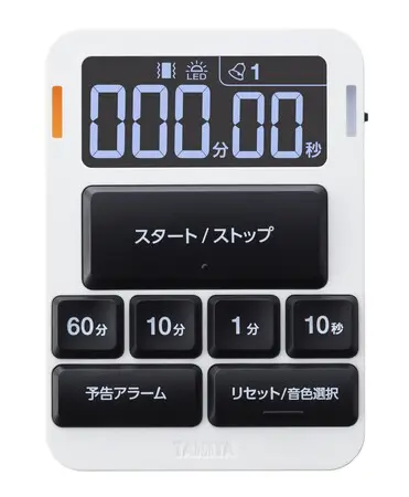 聞いて、触って操作できる音声タイマー「TD-435」を12月10日に発売