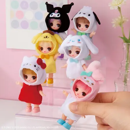 着せ替え人形「リカちゃん」の新シリーズ ミニドール「ぷちリカちゃん