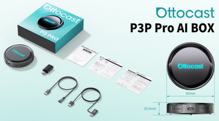 未使用ottocast OttoAibox P3 スマートナビゲーション ナビも動画もカクつく車内体験に終止符！快適な操作性を追求したAI Box