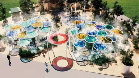 展示 横浜市】「GREEN×EXPO 2027」 開催まで1000 日に合わせて横浜の街なか