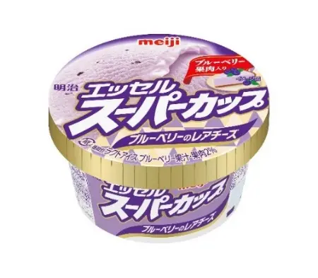 明治 エッセル スーパーカップ ブルーベリーのレアチーズ」 5月4日新