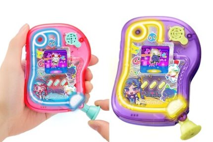 光のキャラクターがチューブを駆け巡る液晶トイ「PixTube (ピク