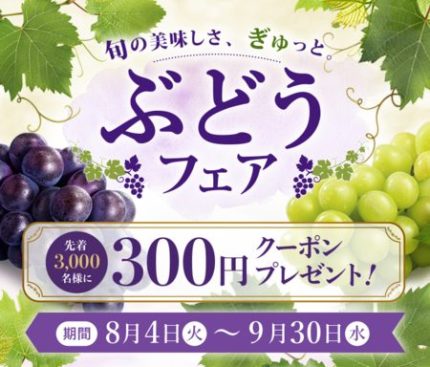 産地直送通販サイト「JAタウン」で旬のぶどうを楽しめる「ぶどう